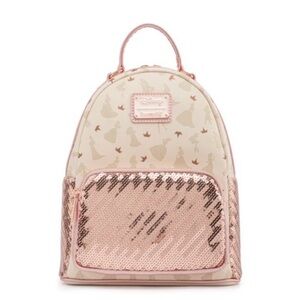 Loungefly Disney Ultimate Princess Sequin Mini Backpack